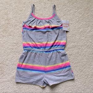 Strappy Printed Romper